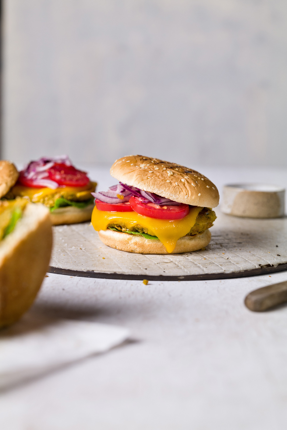 Lenaliciously EdamameKichererbsen Burger Patties