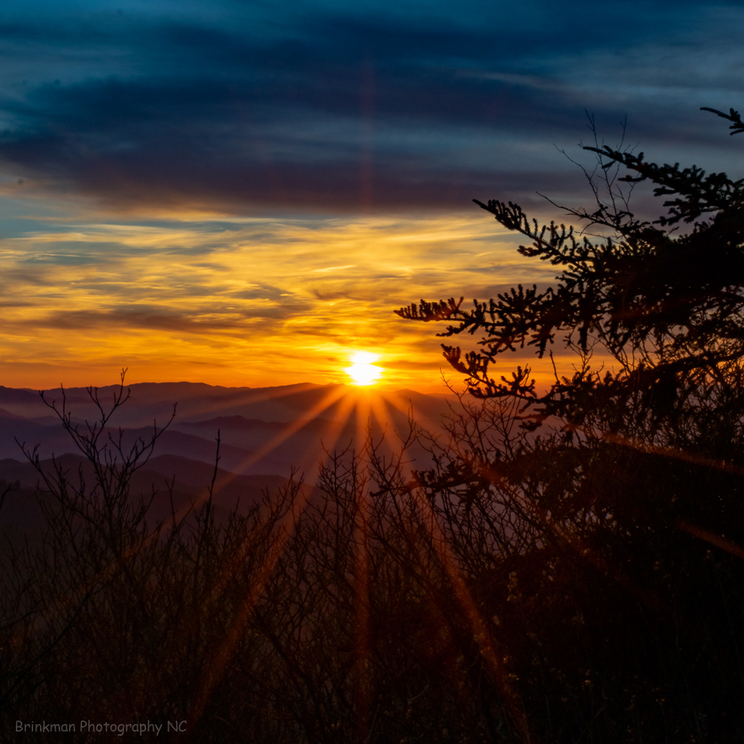 Sunset at Watterrock Knob