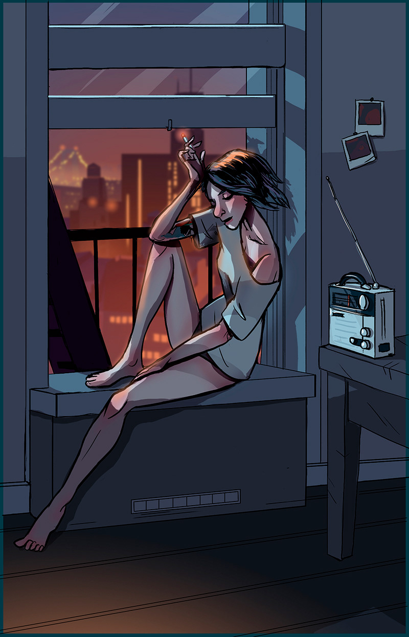 Yael Nathan - Midnight Radio webcomic