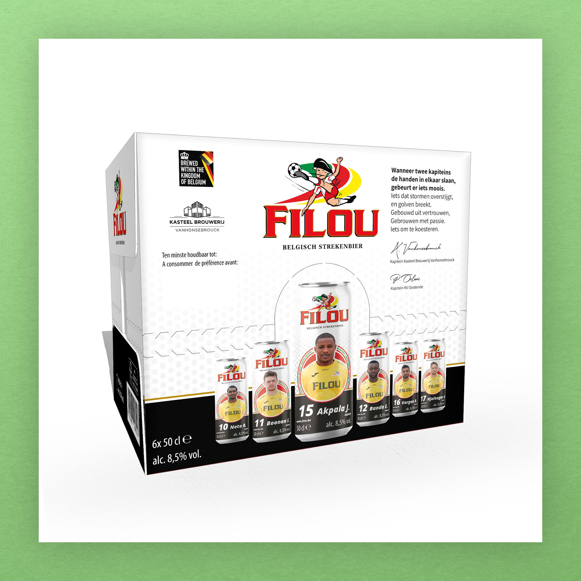 KVO limited edition cans box