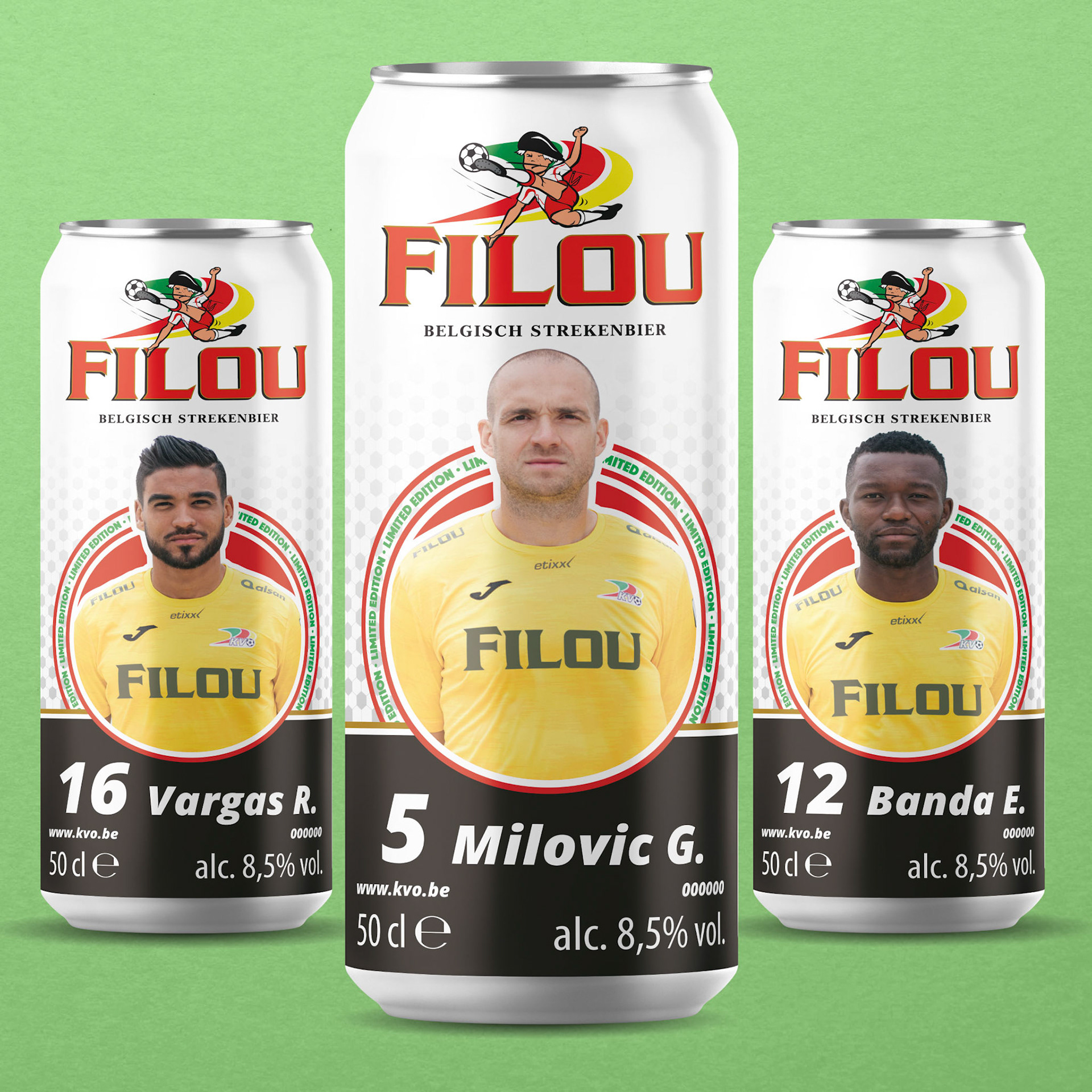 KVO limited edition cans