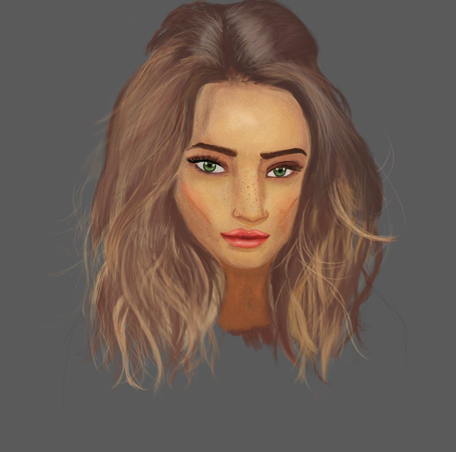 "Portrait Study." (Published 5/21/2019 Made with Adobe Photoshop)