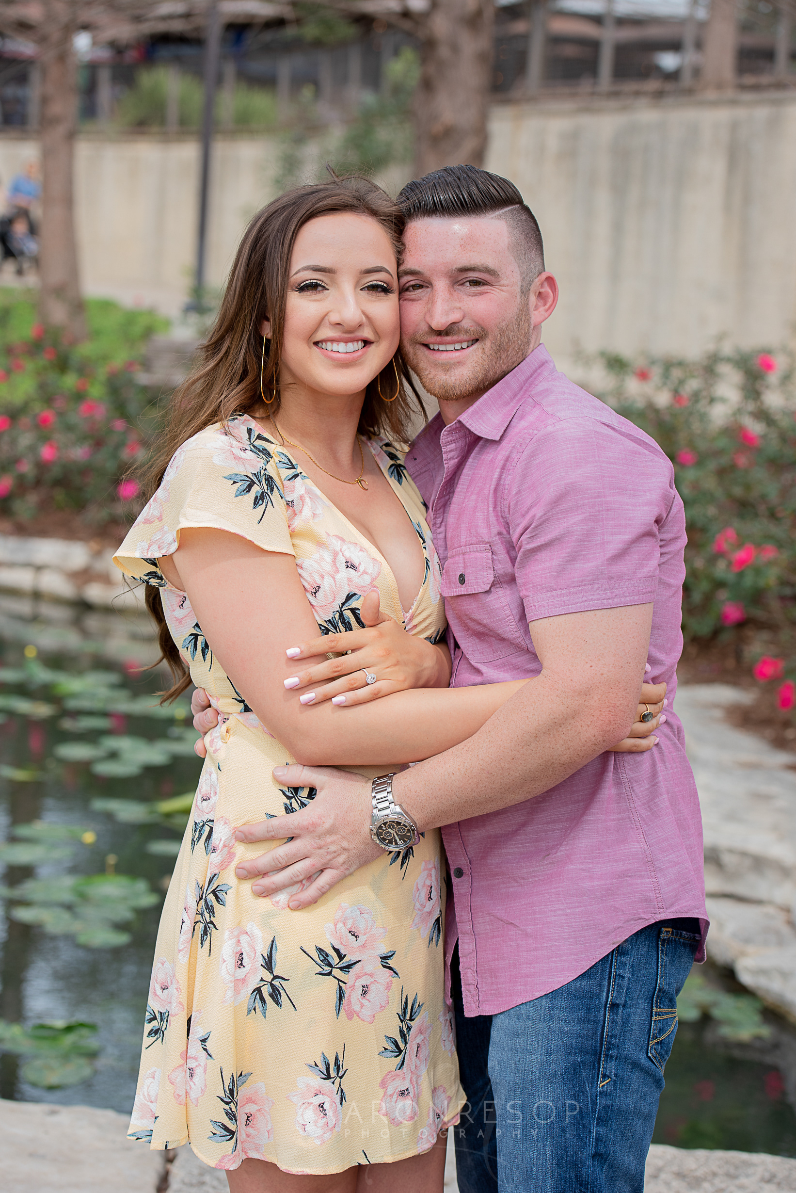 Engagement Photos taken in San Antonio, TX by wedding photographer Aaron Resop