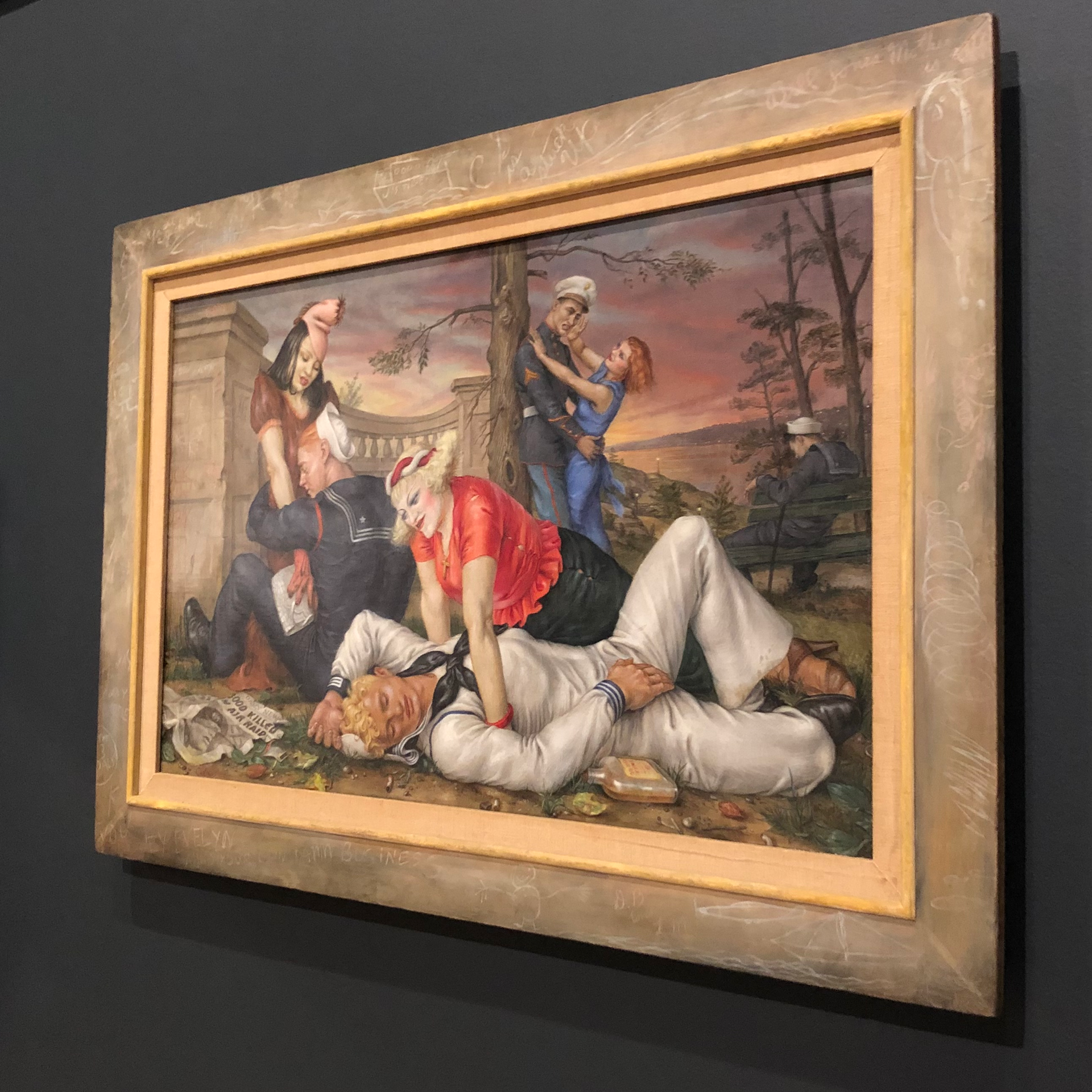 Paul Cadmus, Sailors and Floosies, 1938