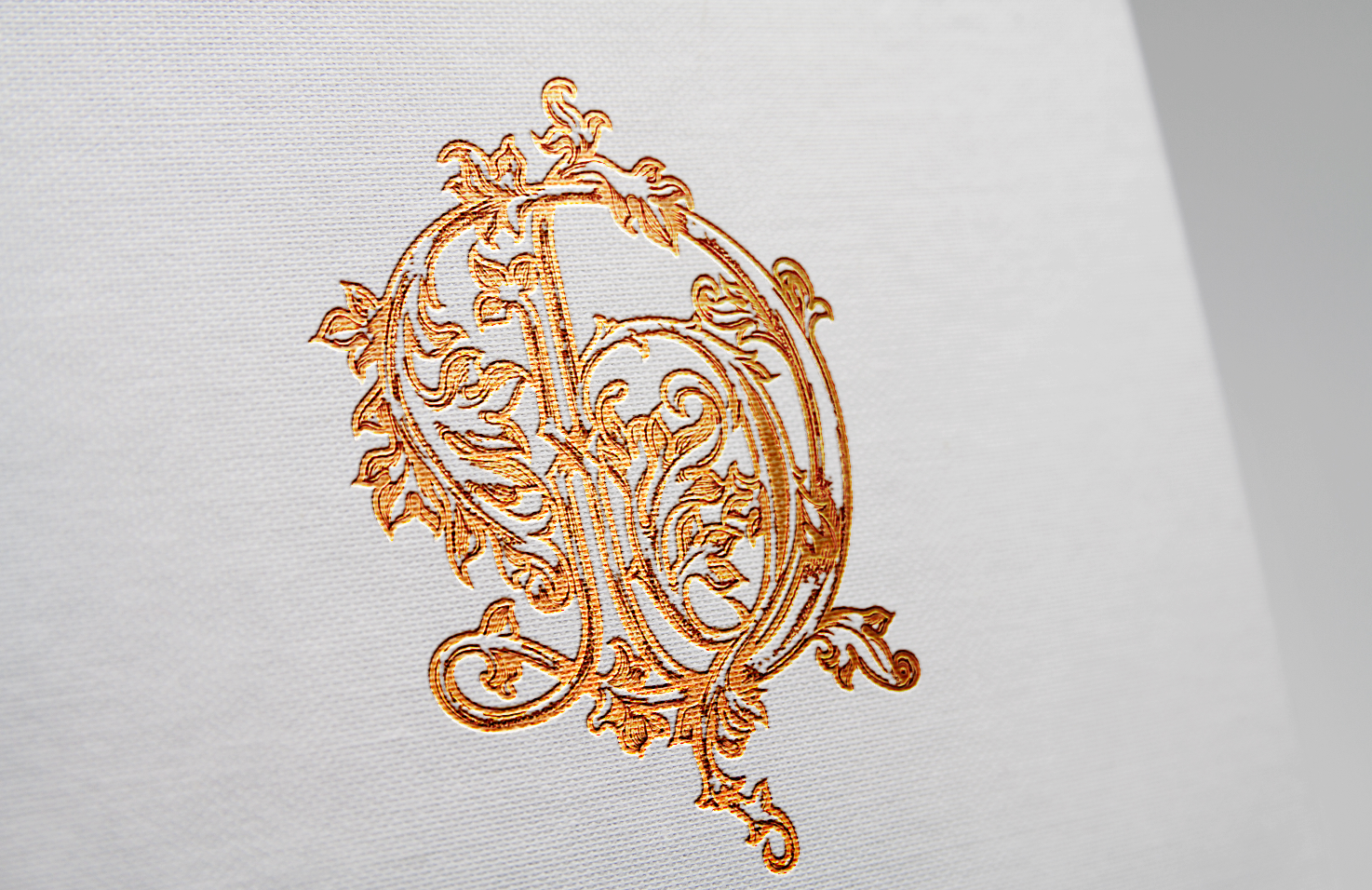 monogram lettering monograph wedding vector illustration