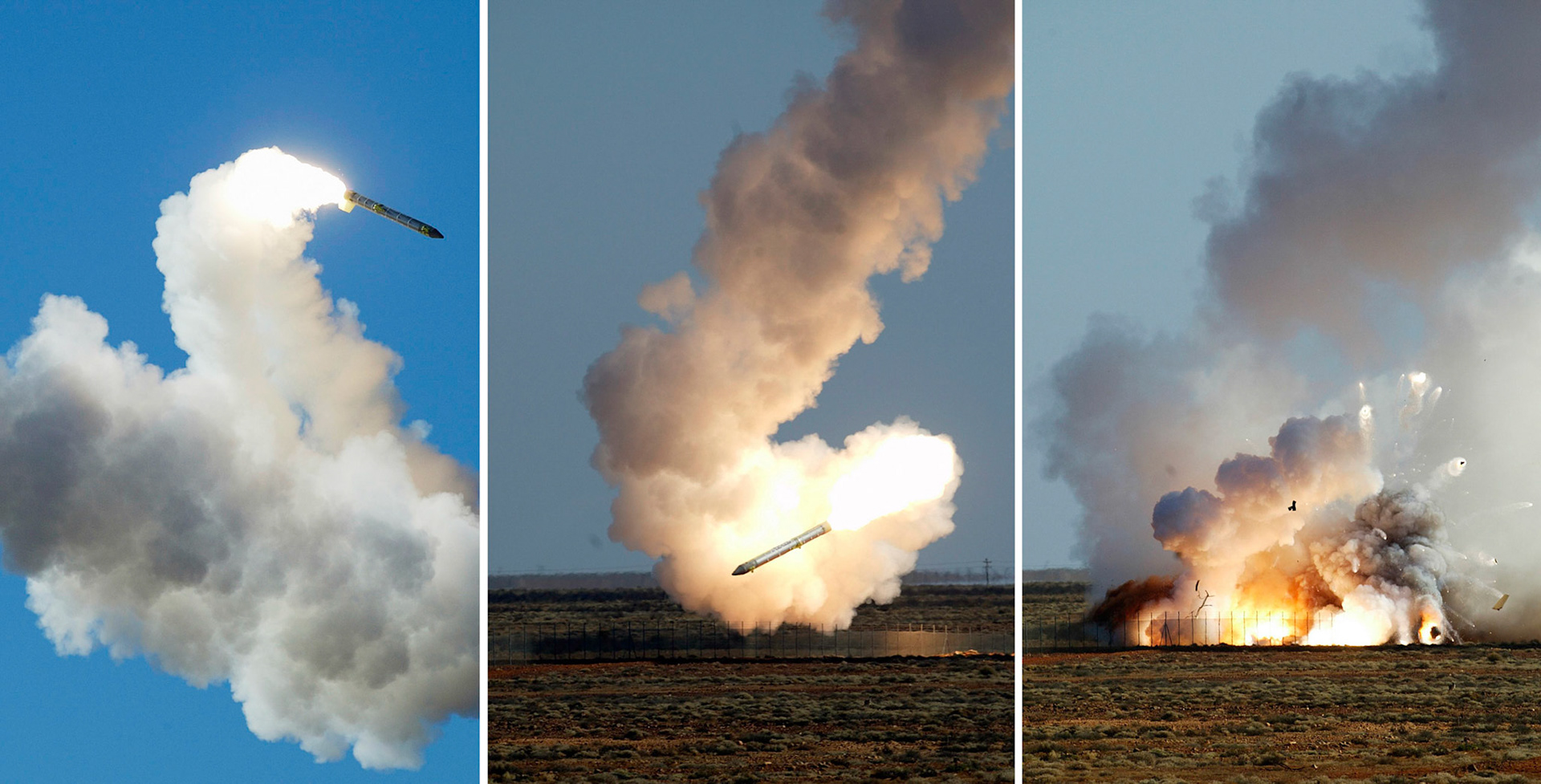 Failed launch of the NEXST1  experimental  scale model of the next generation supersonic passenger aircraft  at the Woomera Rocket Range in South Australia. 2002.