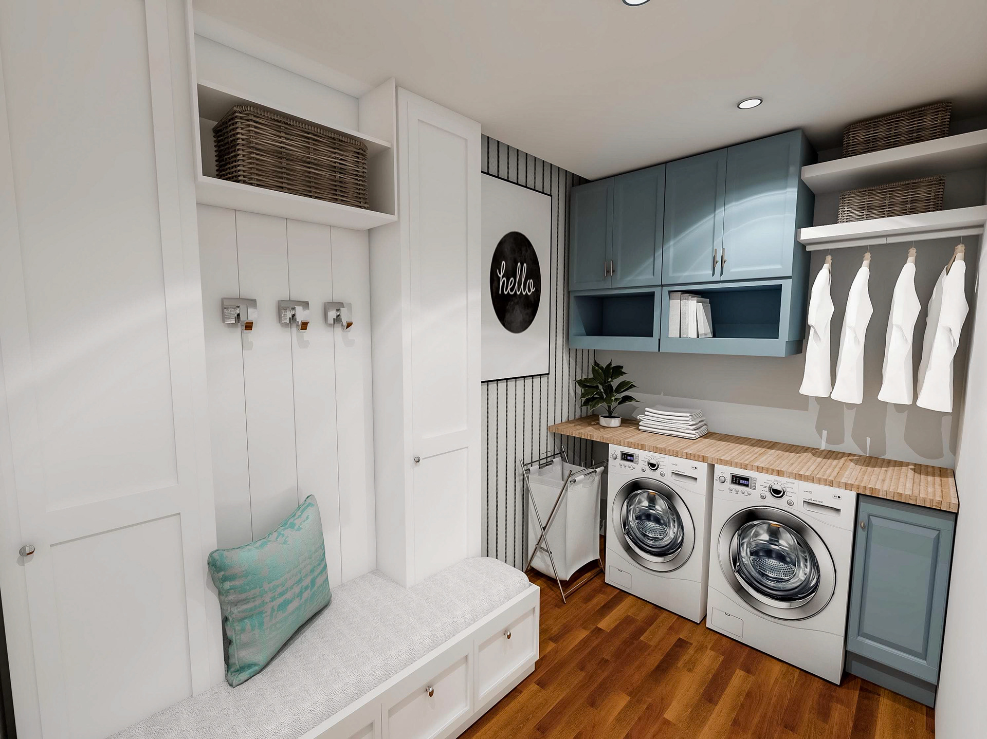 Mud Room and Laundry Room ByMeredithAnne
