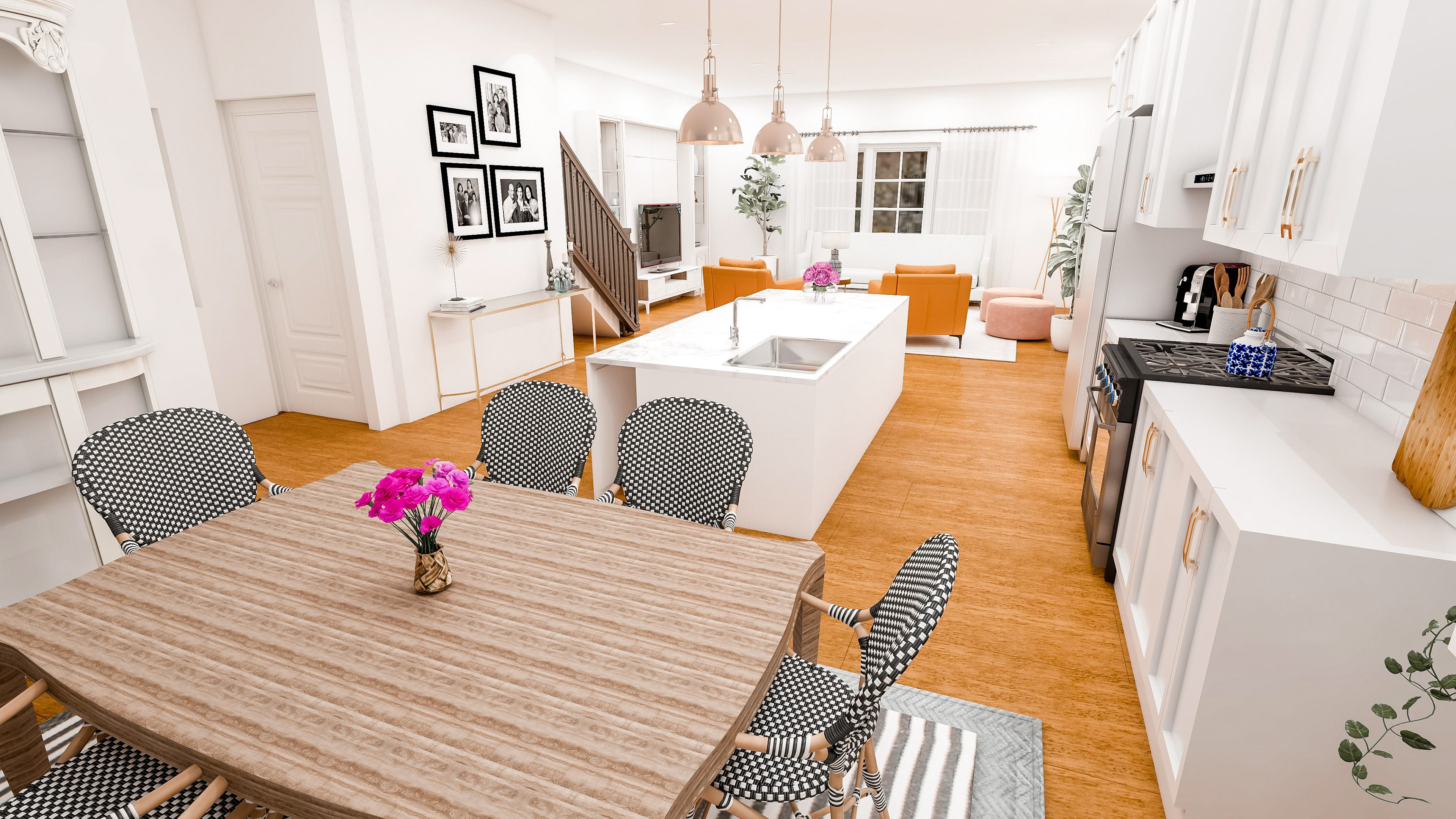 Bright TownHouse ByMeredithAnne