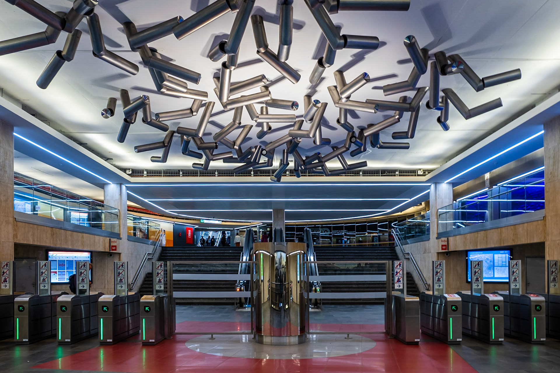 Brussels, De Brouckère Station