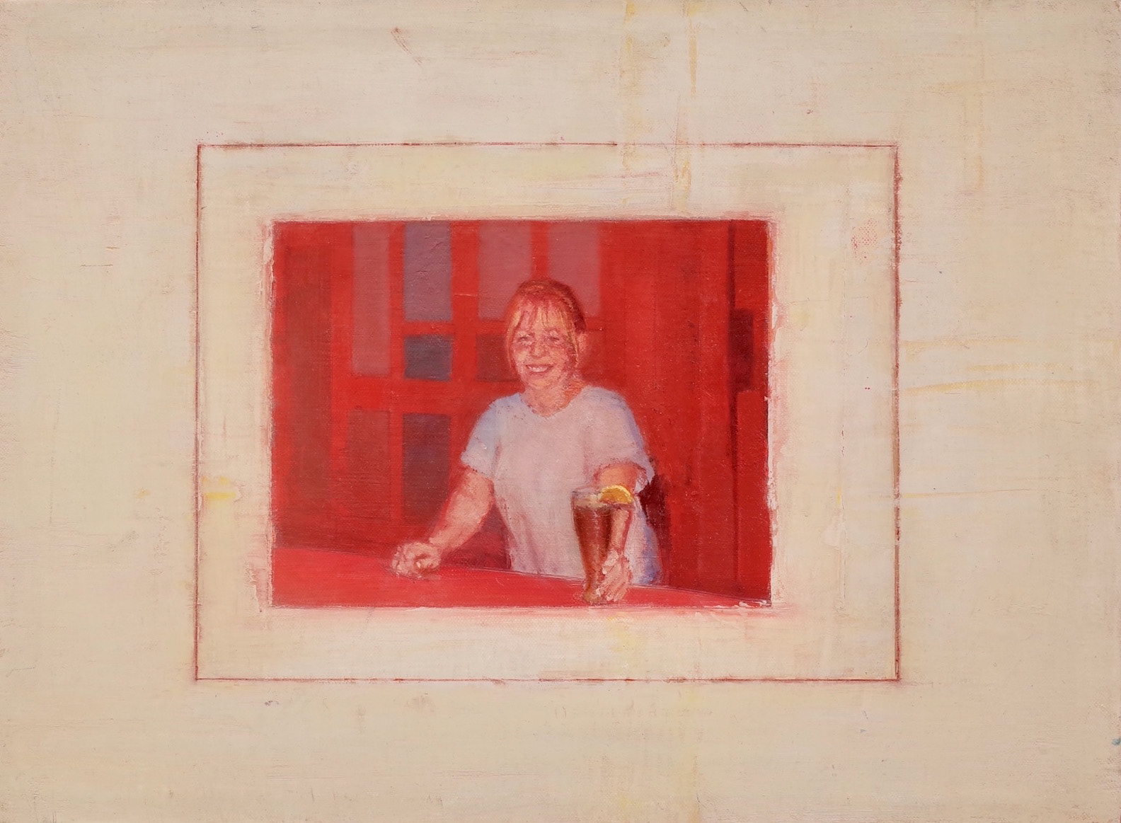 Barmaid, 2011, 11” x 14 7/8”, oil on canvas