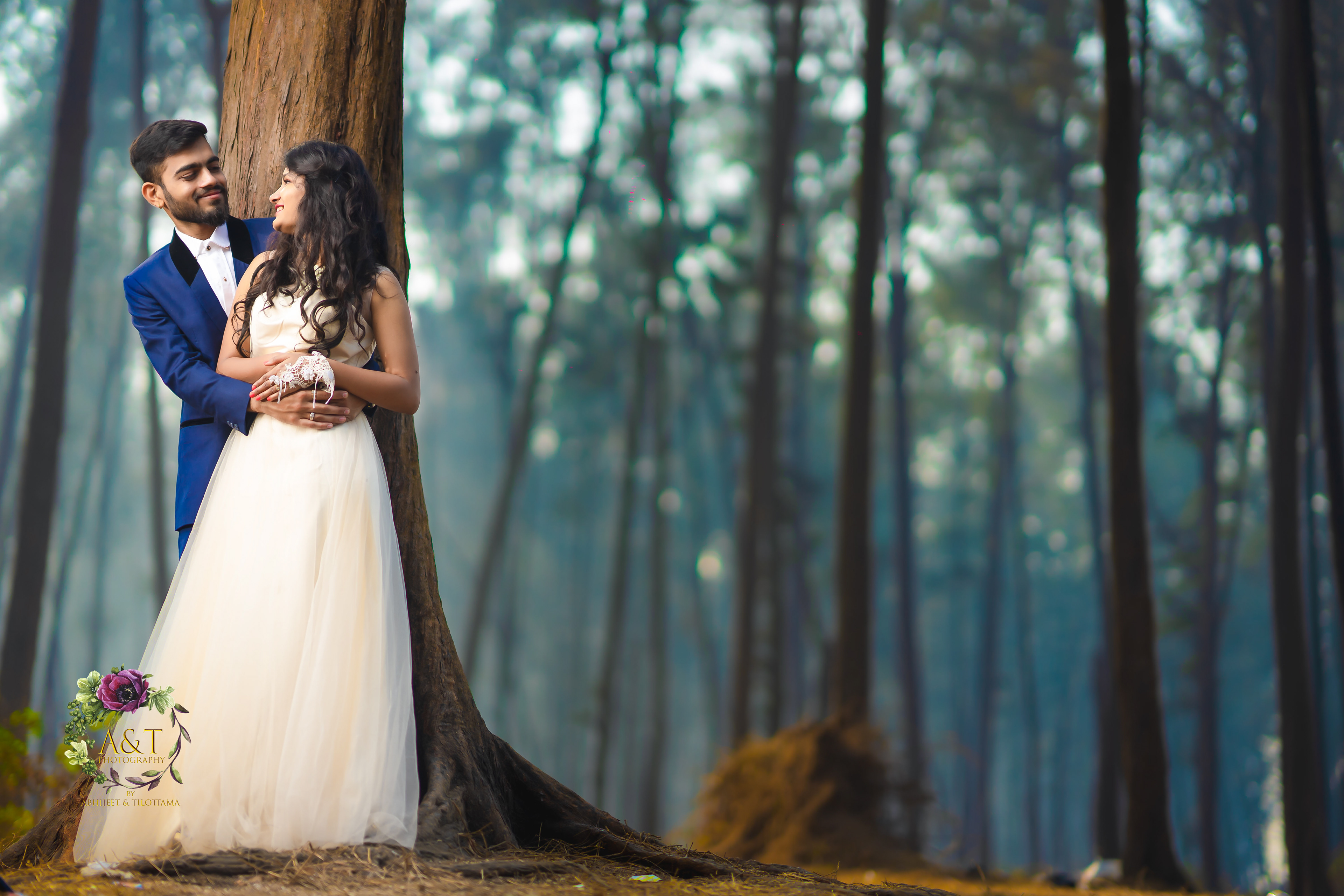 Dharmik & Jinal-Amazing-forest-location-prewedding-photoshoot-at-nagaon-beach-alibag 03