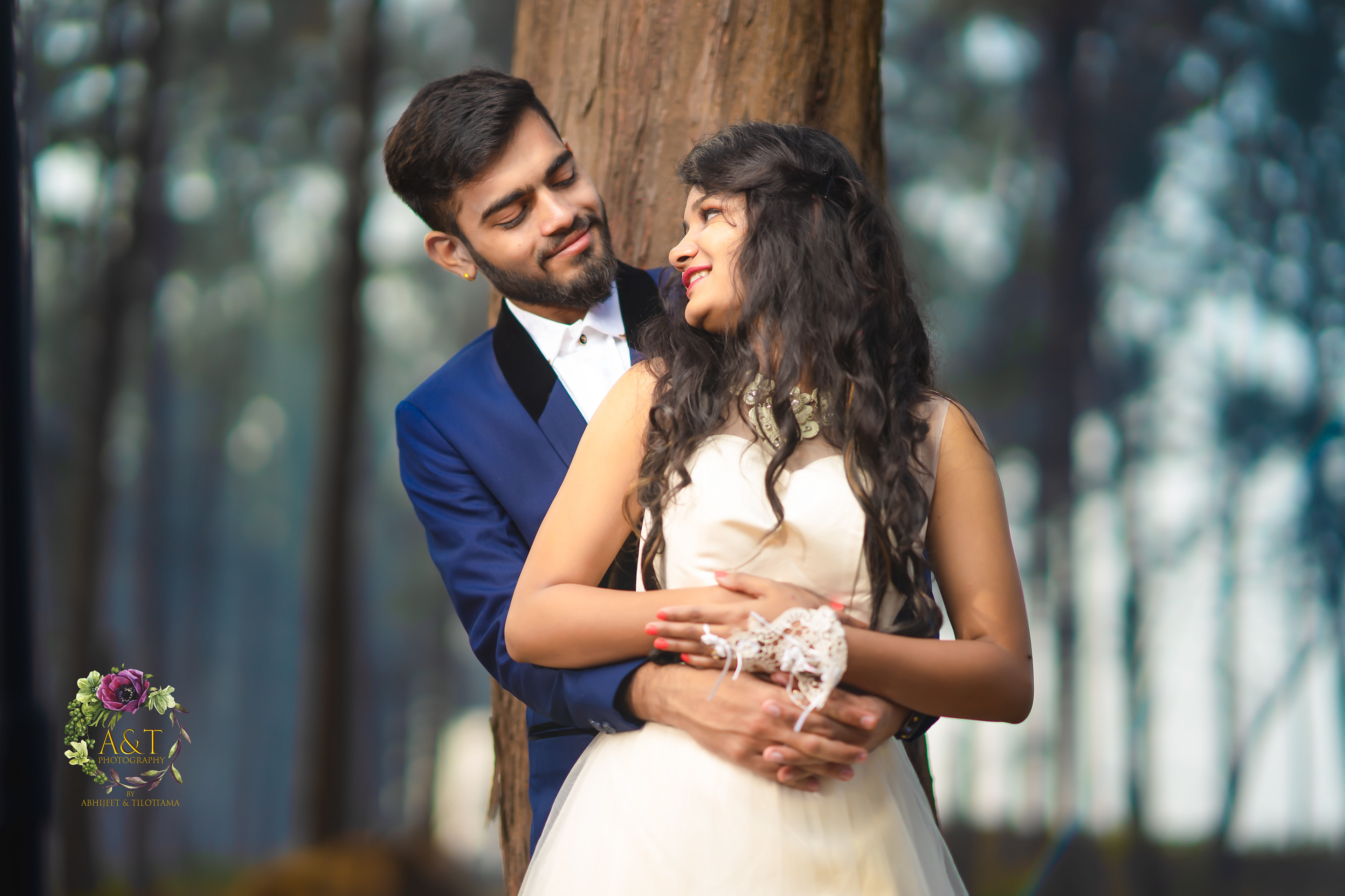 Dharmik & Jinal-Amazing-forest-location-prewedding-photoshoot-at-nagaon-beach-alibag 09