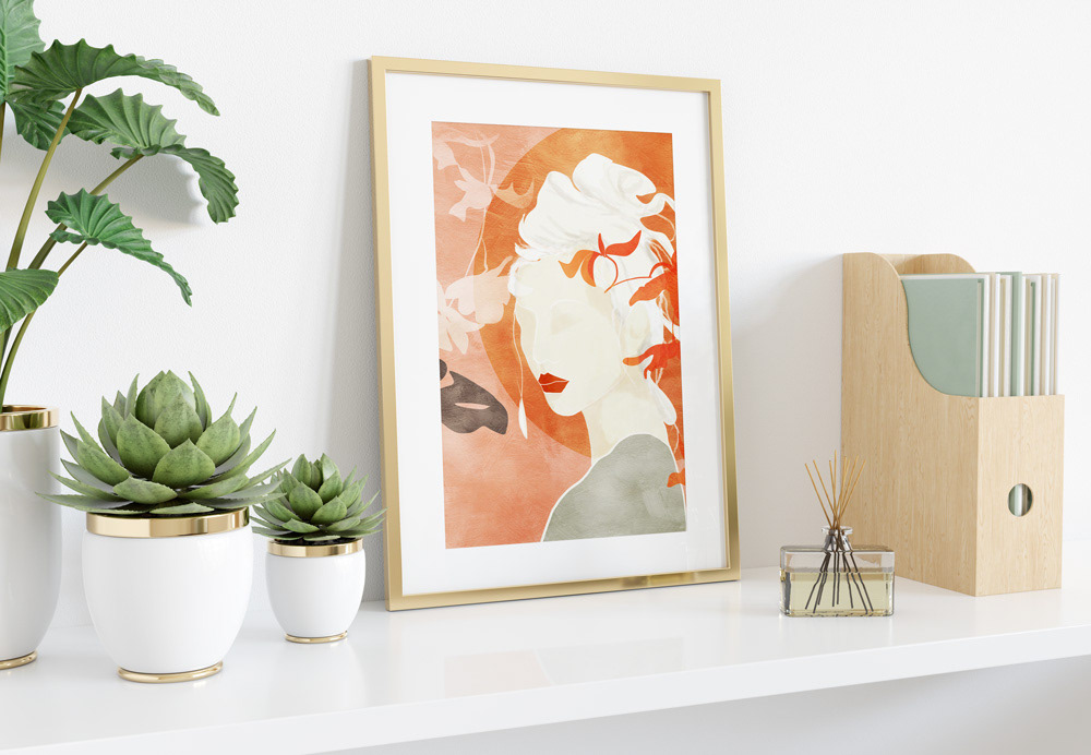 la maison fleurie - illustrations