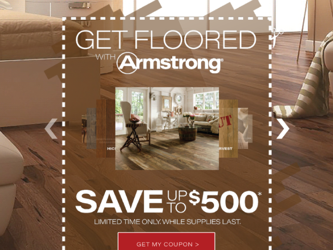 Jeff Behrenhauser Armstrong Flooring Promo Landing Page