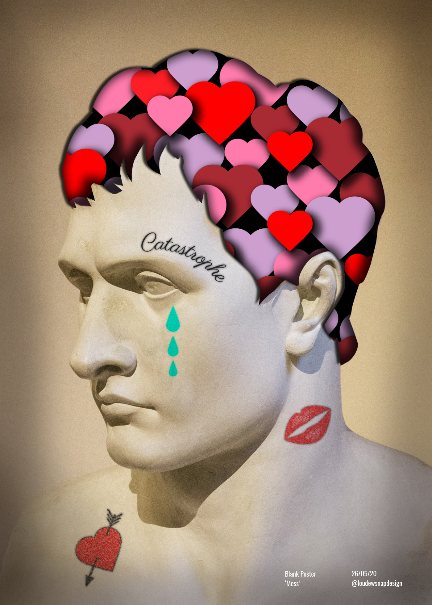 'Mess' Original poster entry for @blankposter