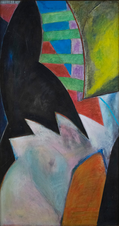 I See You (1995) Oil on canvas, 37" x 19.5"