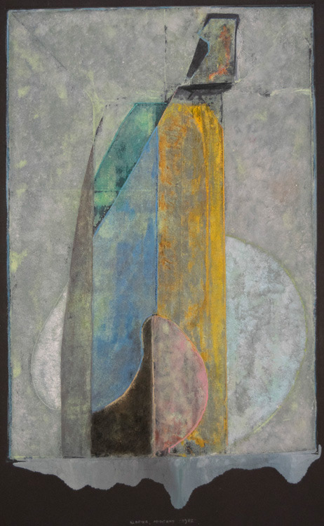 Klarika (1982) Monotype, mixed media, 18 34 x 12 inches