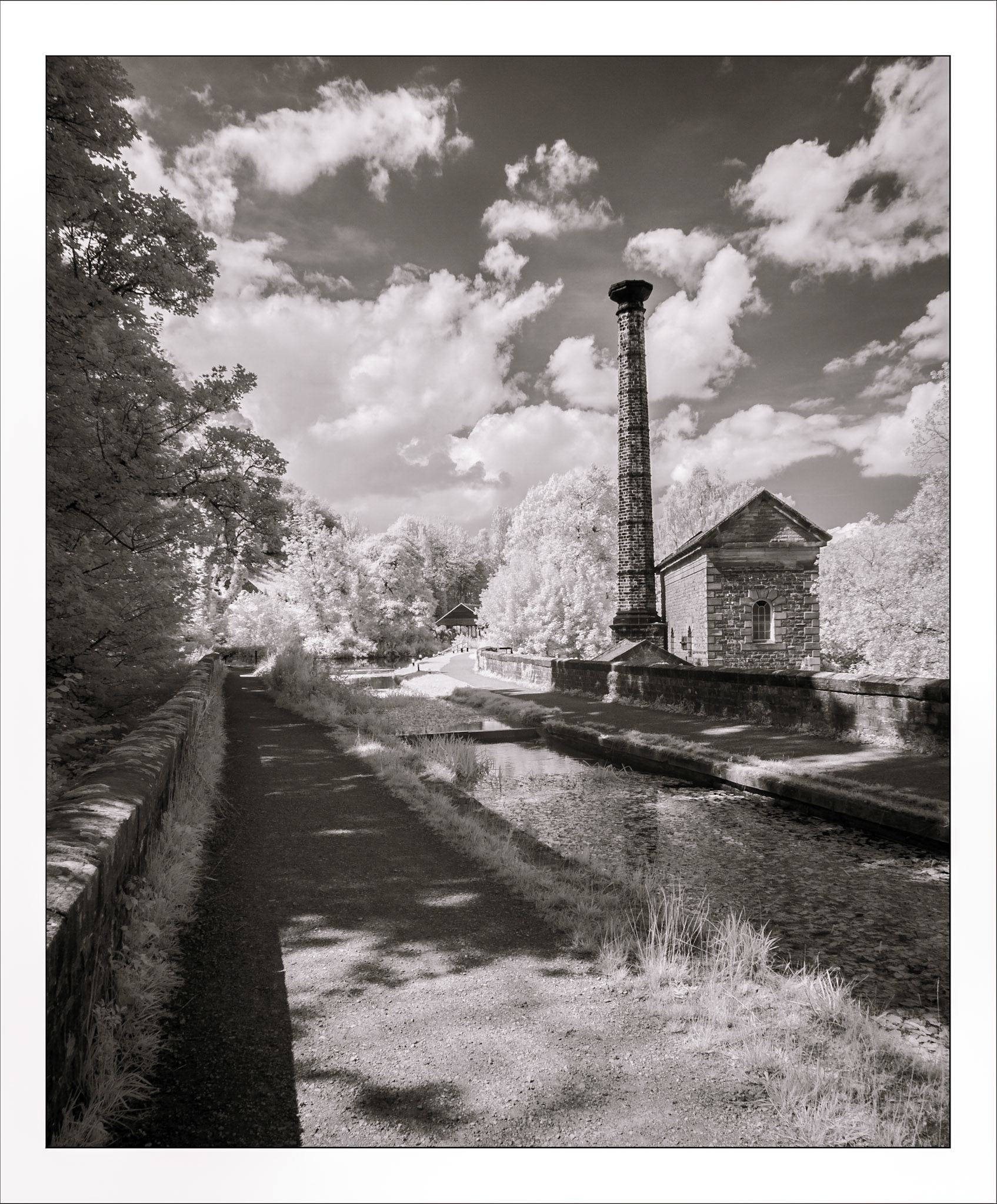 The pump house on Cromford canal.