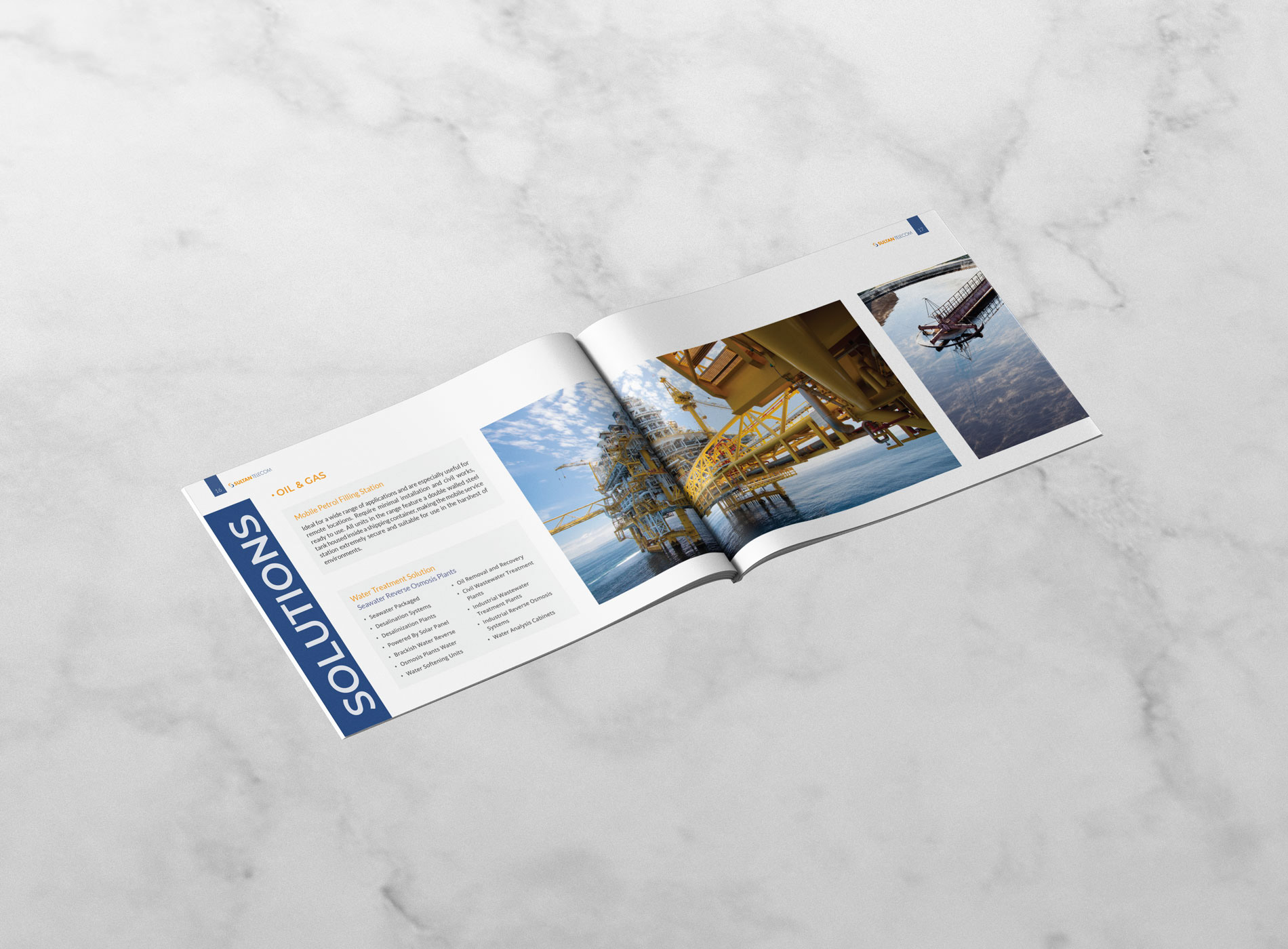 Sultan Telecom Corporate Profile: Spread 002