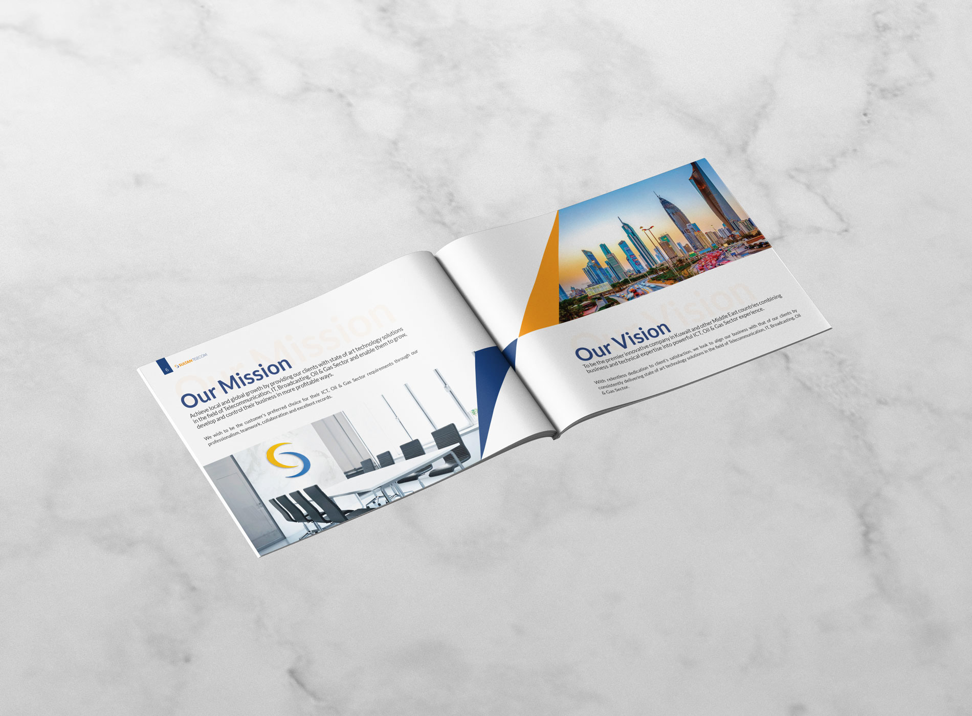 Sultan Telecom Corporate Profile: Spread 001