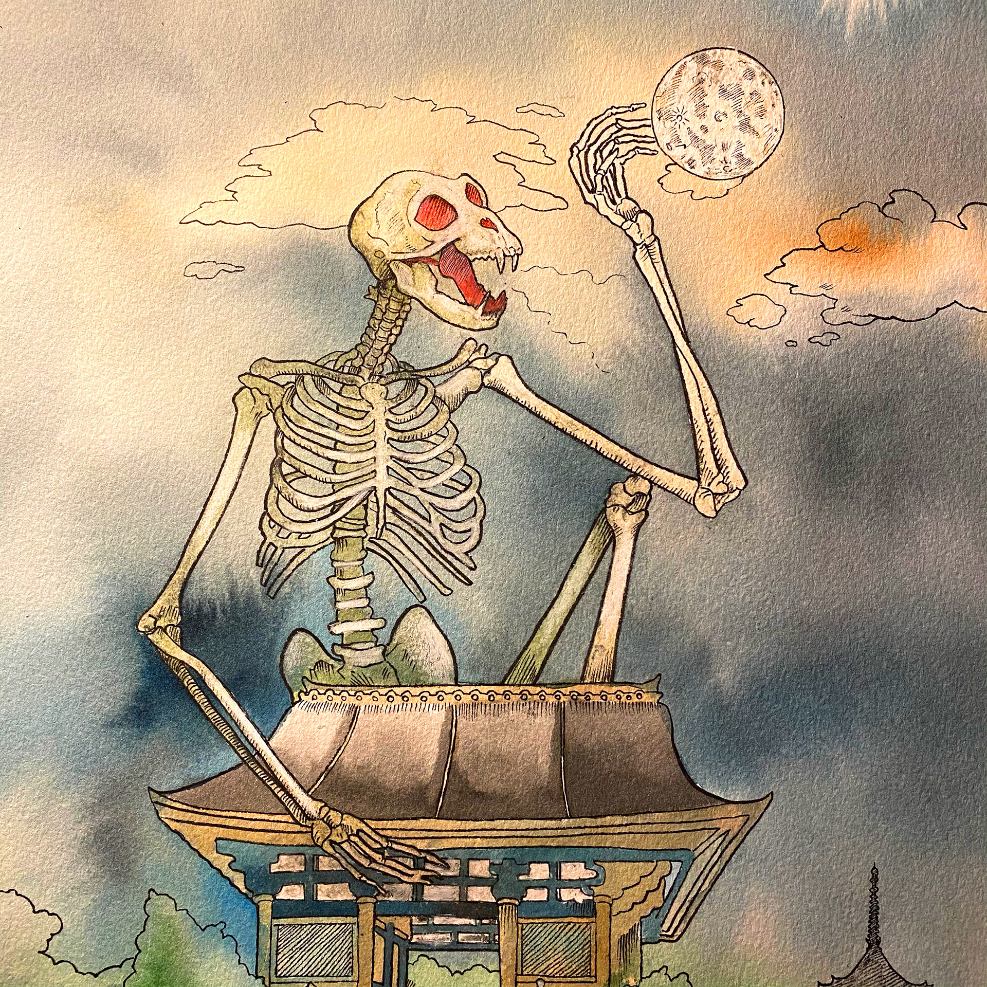 Gashadokuro - Amoureux de la Lune