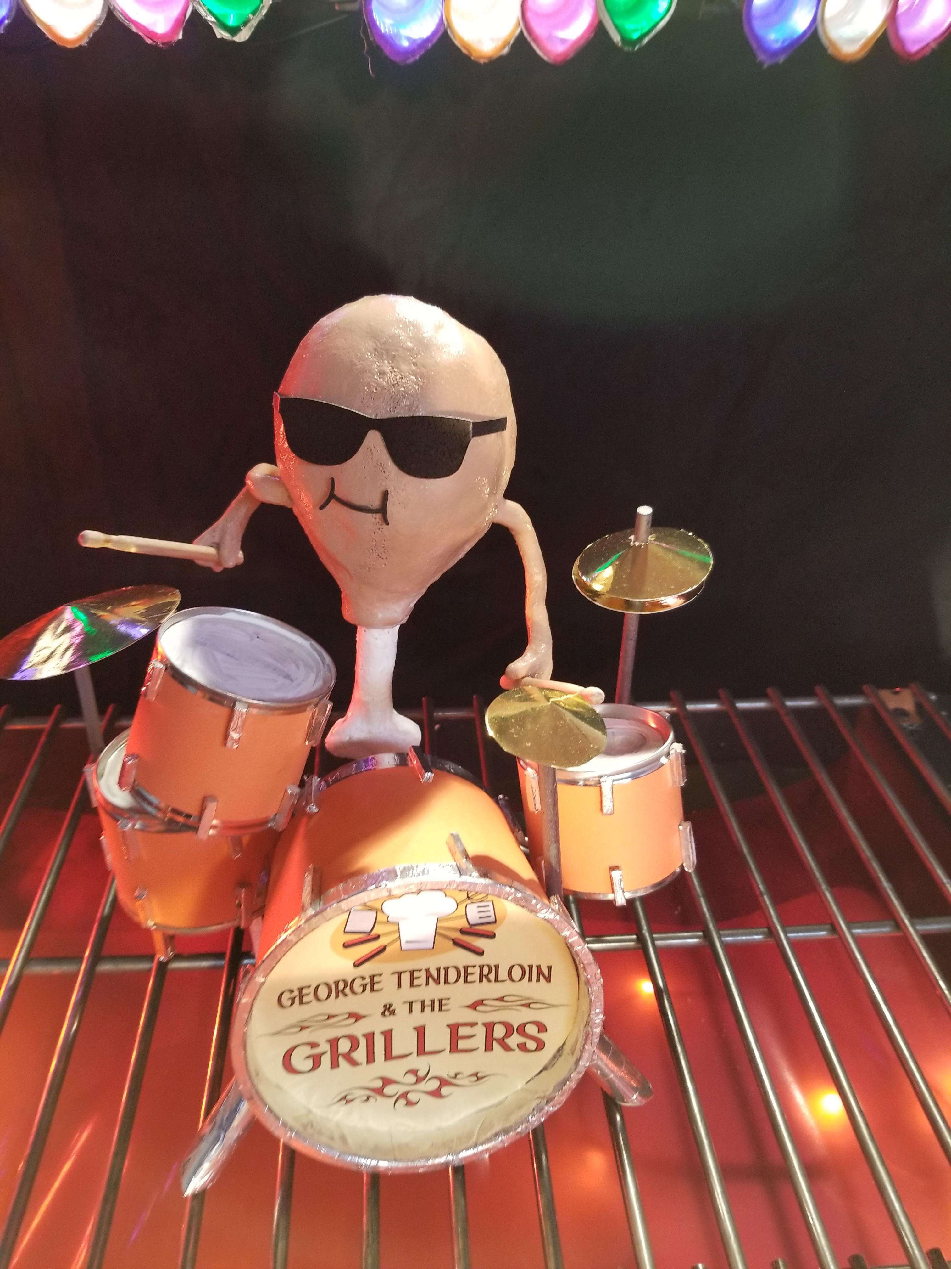 Drumstick drummer.