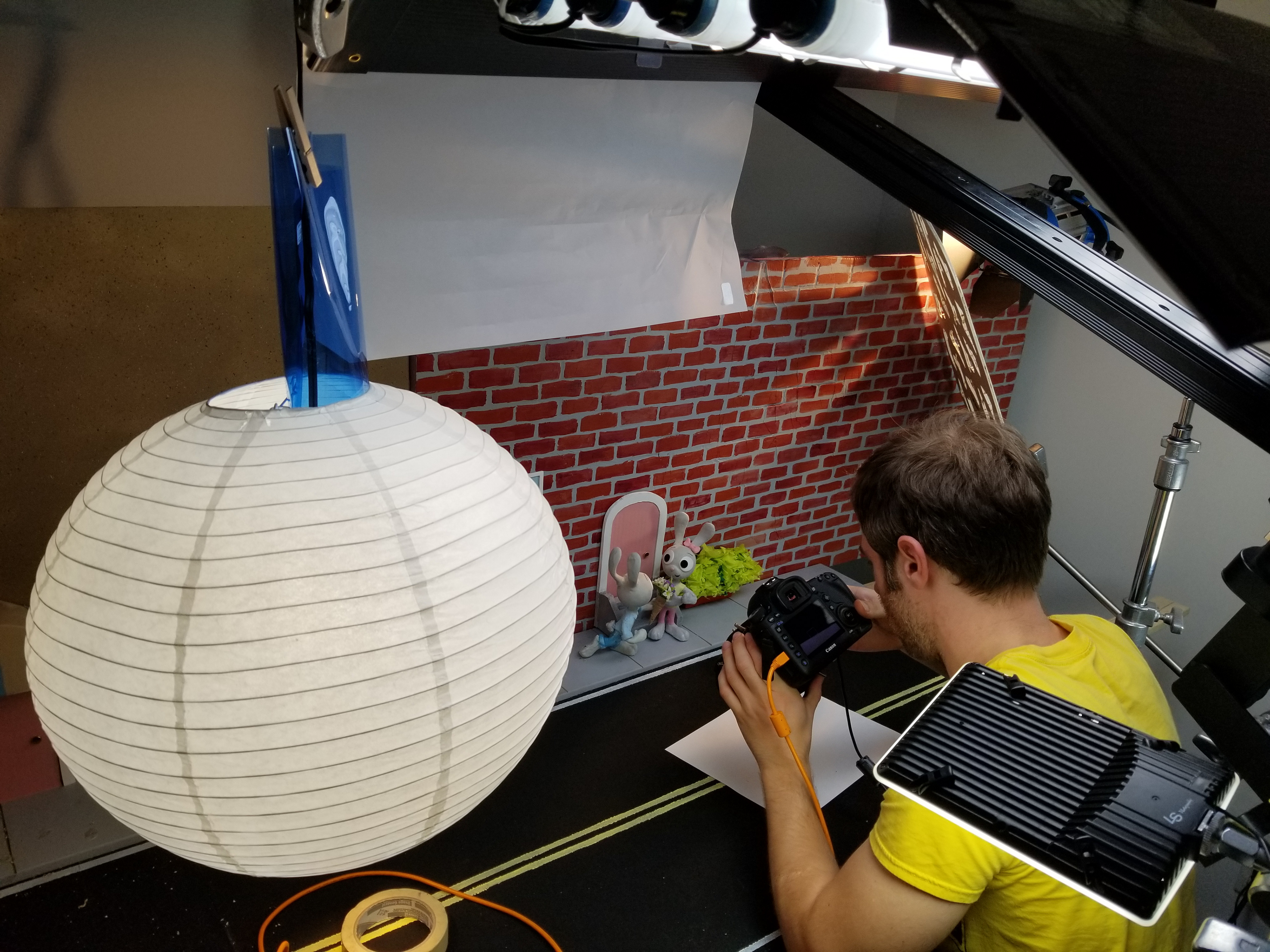 We took reference photos to composite any edges that would need to be replaced later.