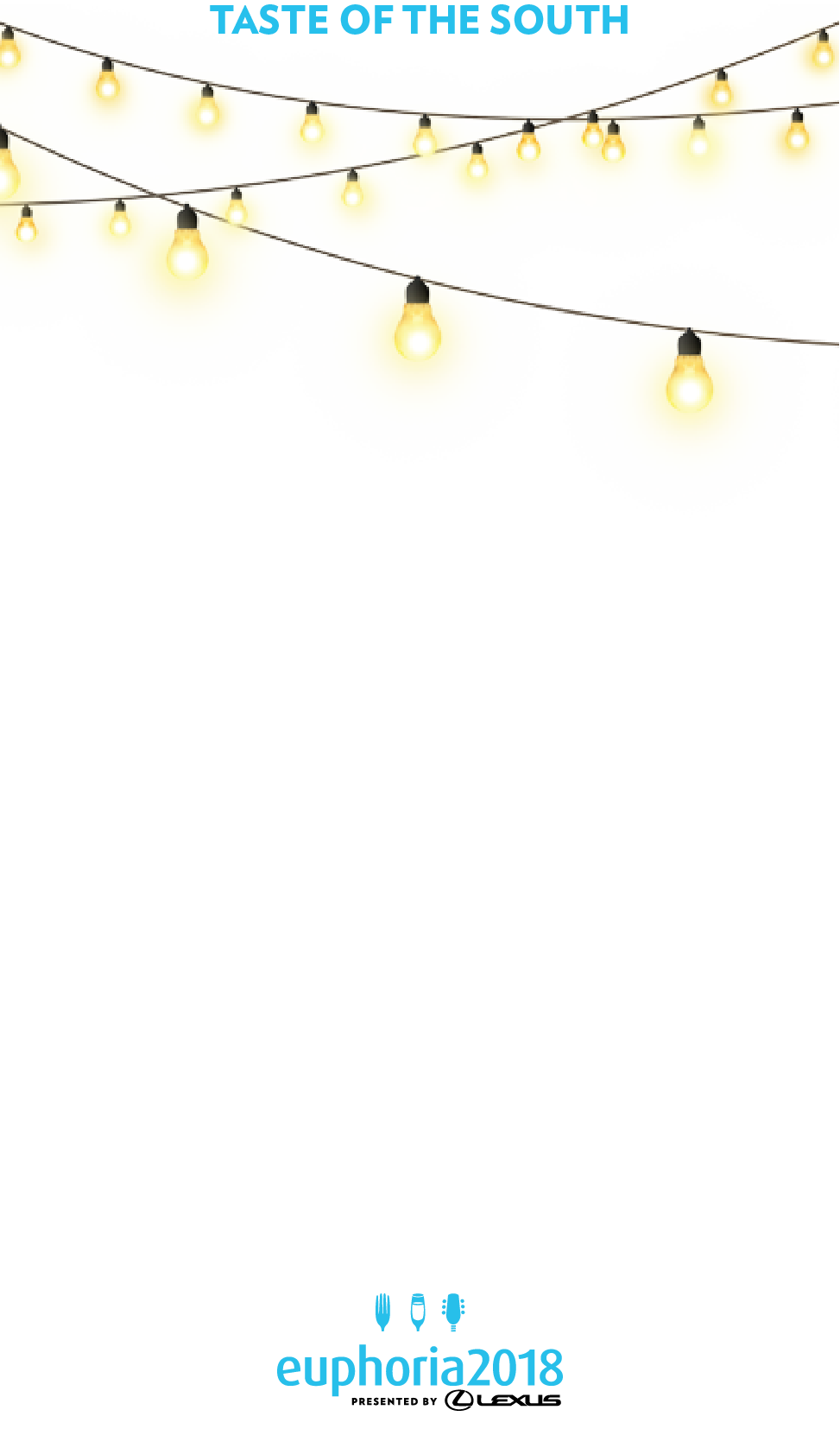 Snapchat Filter (Taste of the South, euphoria 2018 event)
