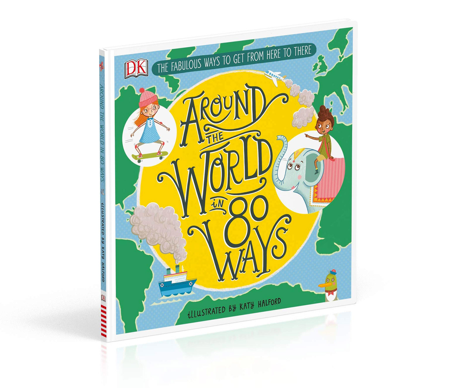 Katy Halford Illustration Around the World in 80 Ways
