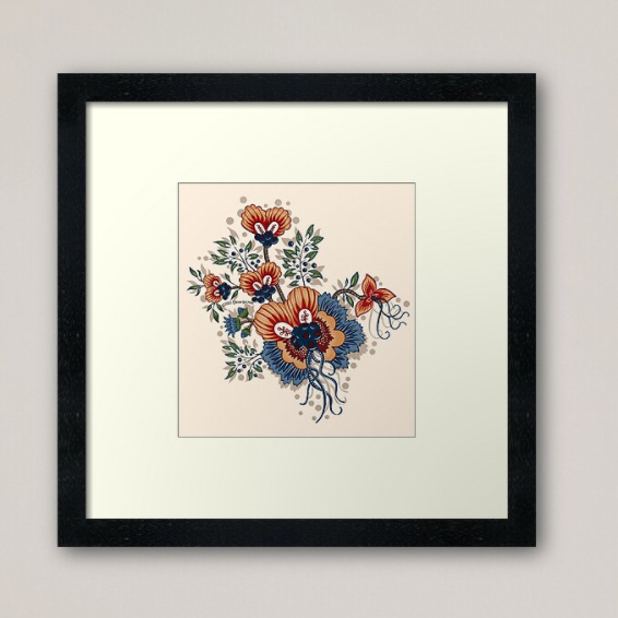 Kraken Bean art print, on RedBubble