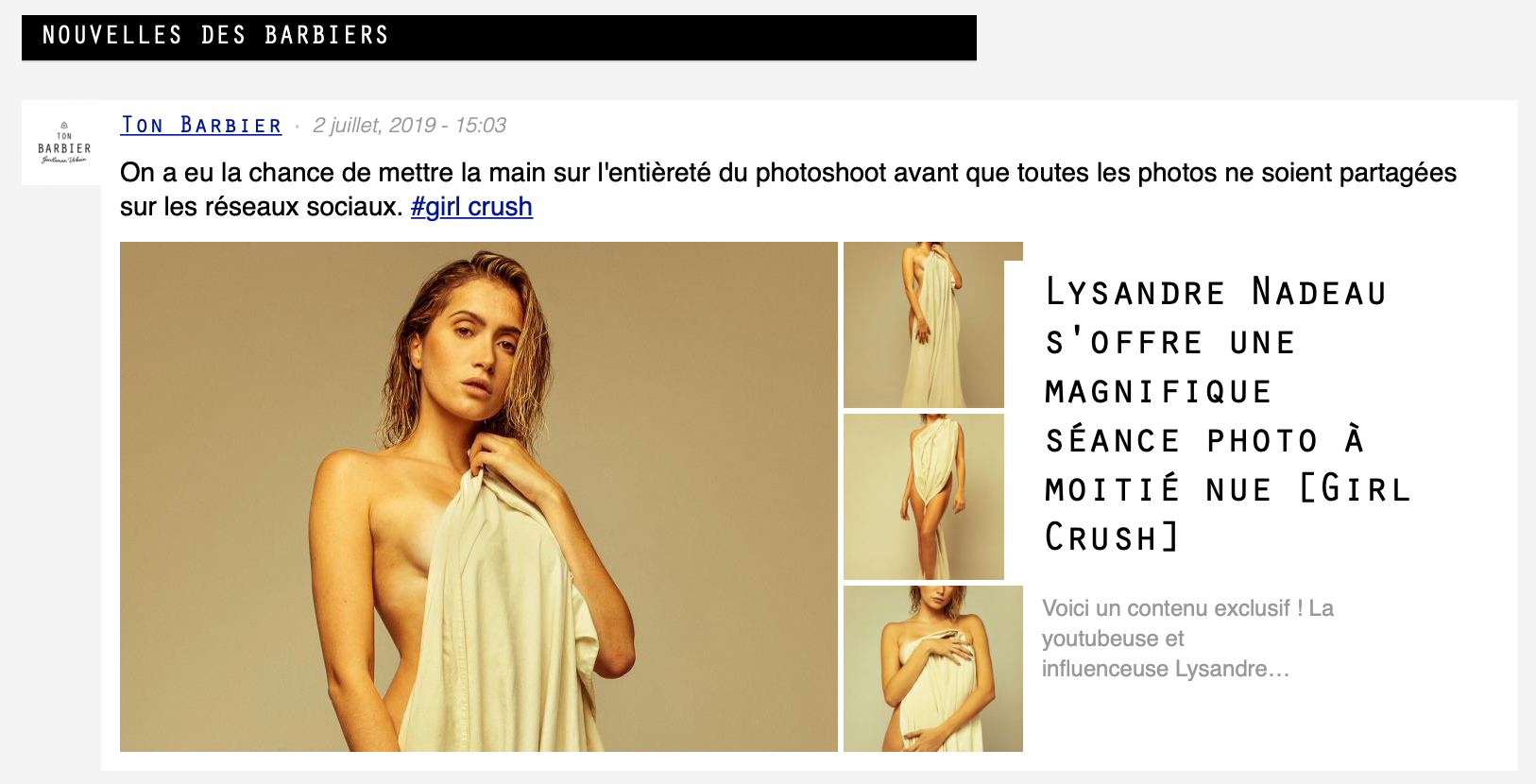 http://www.tonbarbier.com/2019/07/02/lysandre-nadeau-soffre-une-magnifique-seance-photo-moitie-nue-girl-crush