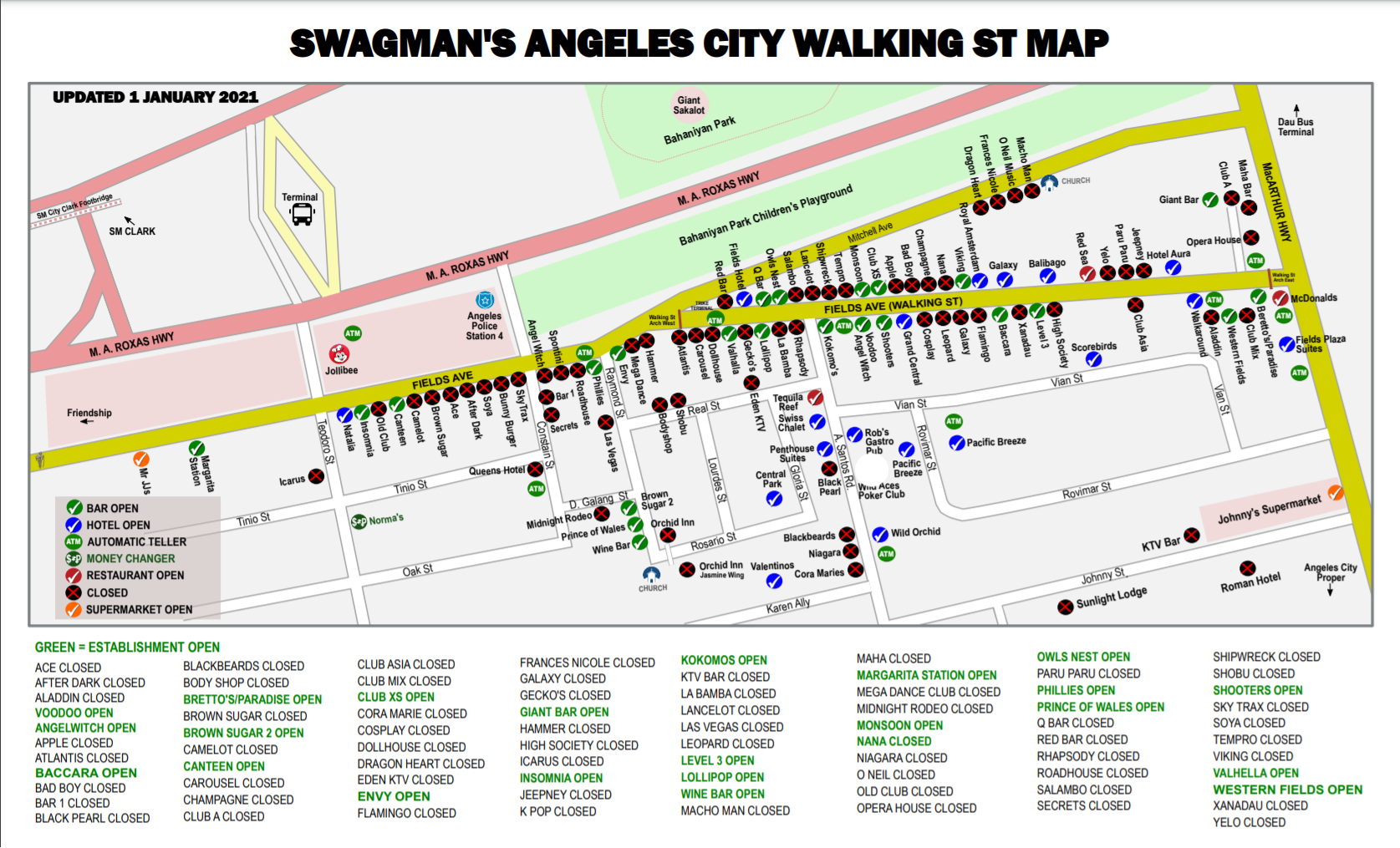 Angeles City Maps