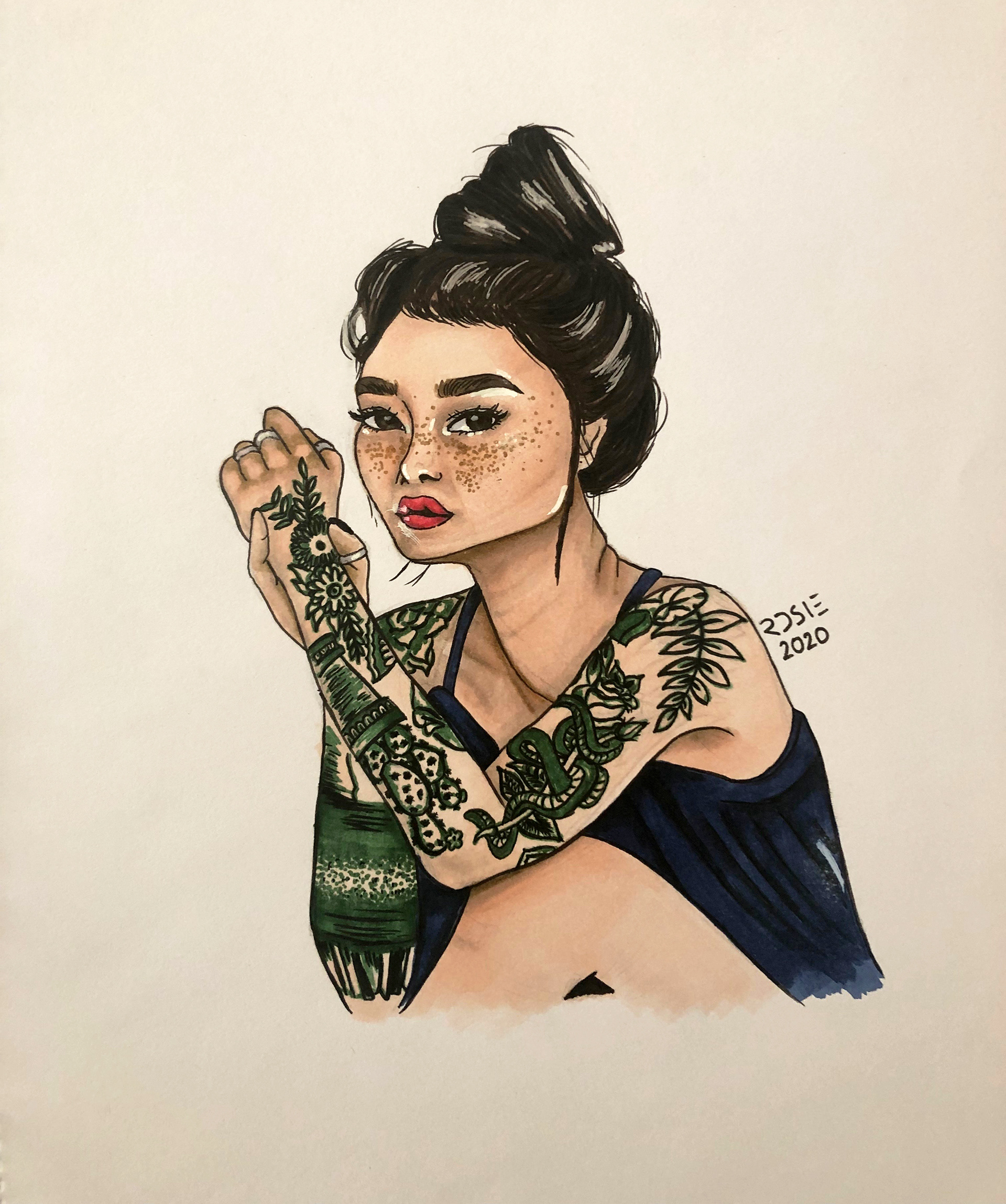 Marker Pen Illustration