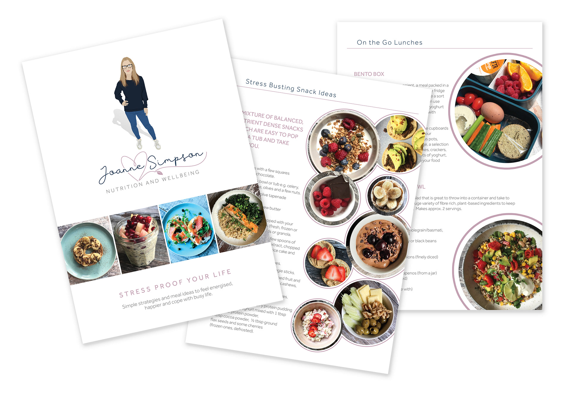 Brochure for Joanne Simpson Nutrition and Wellbeing