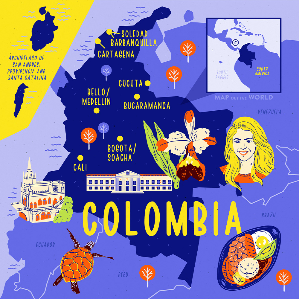 Colombia / #MapOutTheWorld
