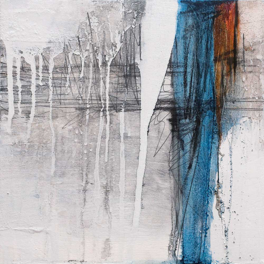 Who I am / September 2011 / Mixed media on board / 20x20cm / Sold