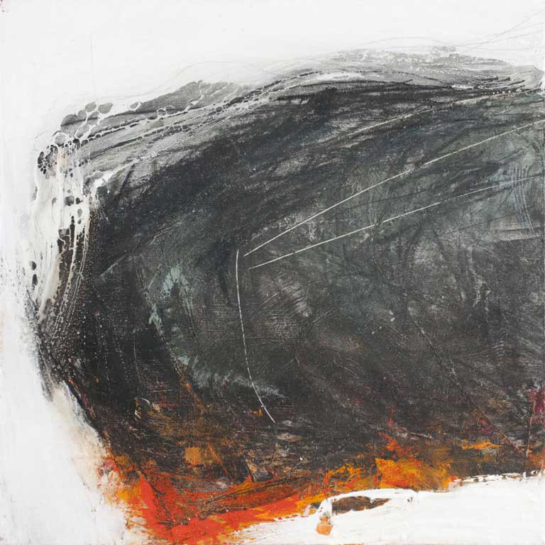 Tomorrow's dust is riven by today / September 2012 / Mixed media on panel / 30x30cm