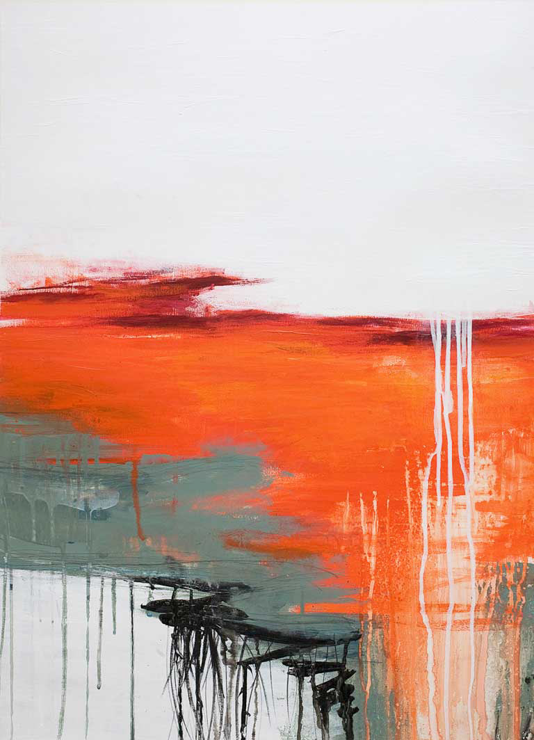 Surrender / March 2011 / Mixed media on paper / 76x56cm / Sold