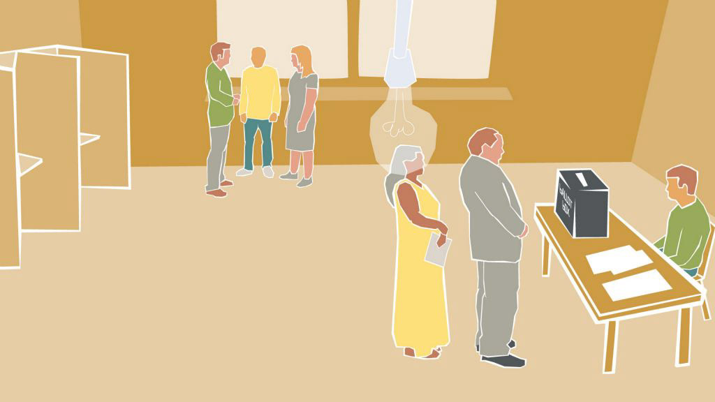 Still image from Party Political Broadcast