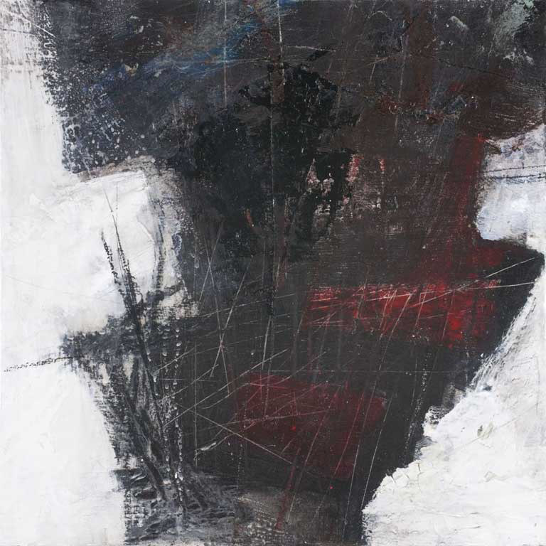 Critical mass / December 2012 / Mixed media on panel / 30x30cm