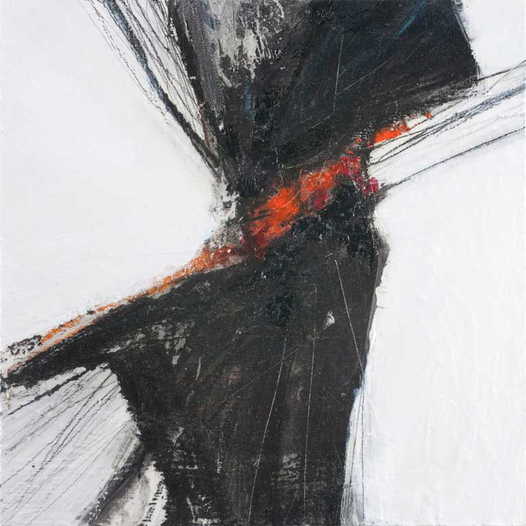 Below the surface / September 2012 / Mixed media on panel / 30x30cm