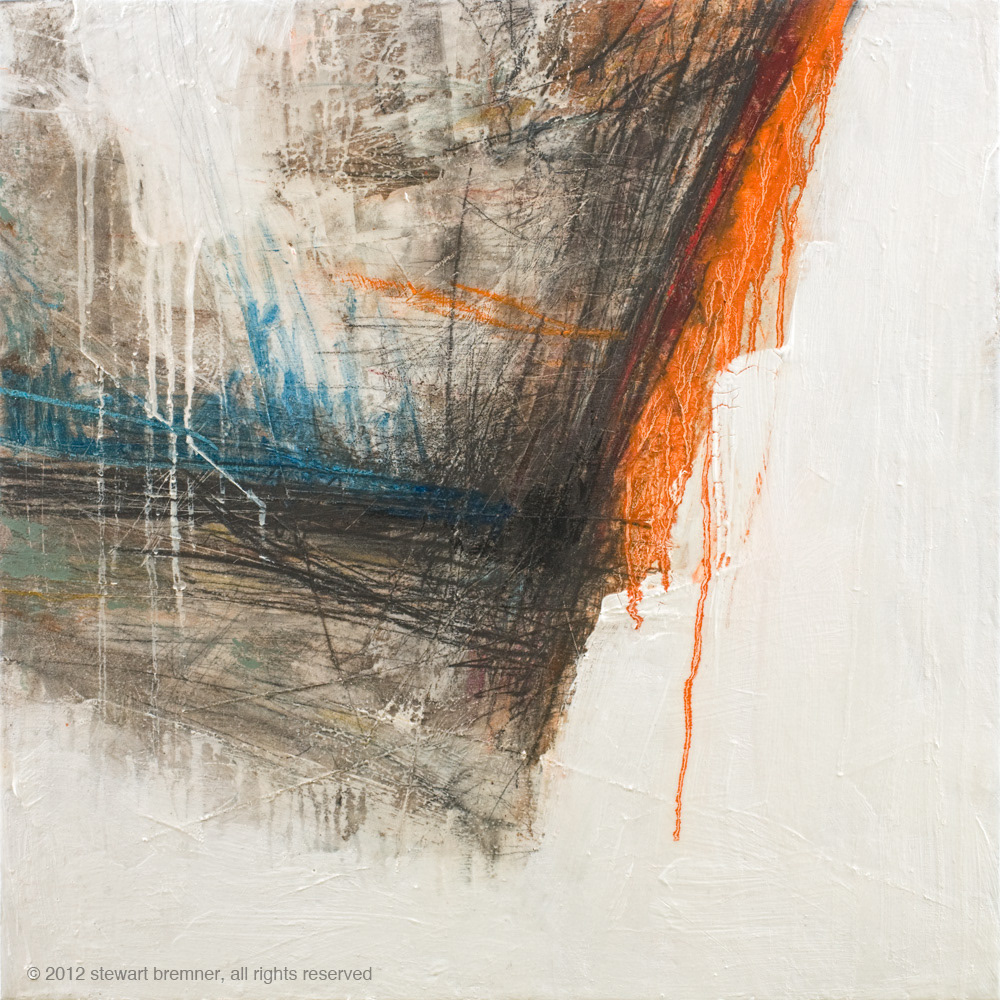 Adrift / February 2012 / Mixed media on panel / 60x60cm / Sold