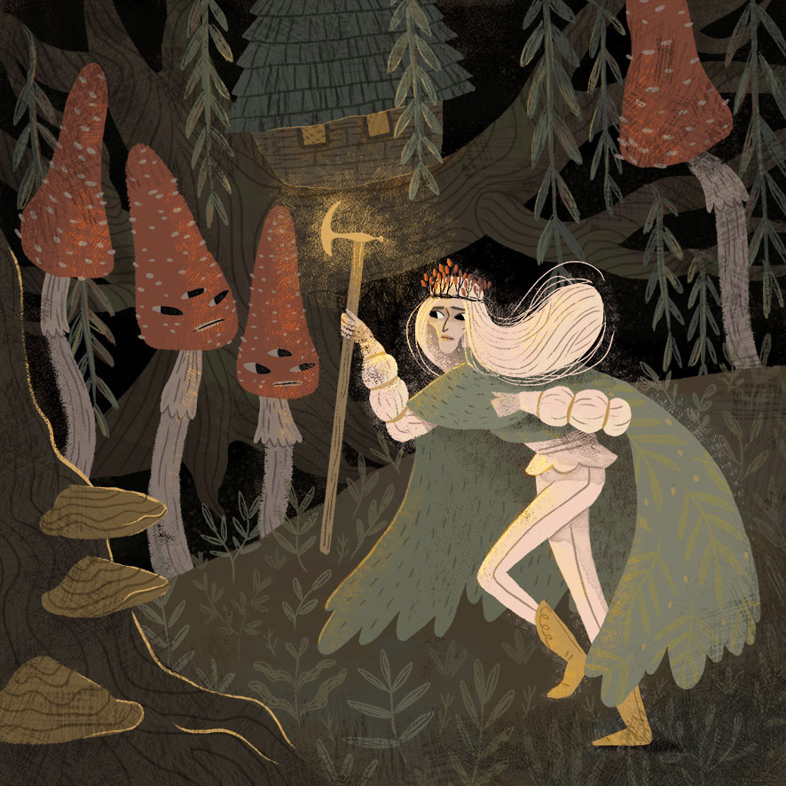 Lilla Bölecz - Folktale Week Illustrations - The story of Árgirus