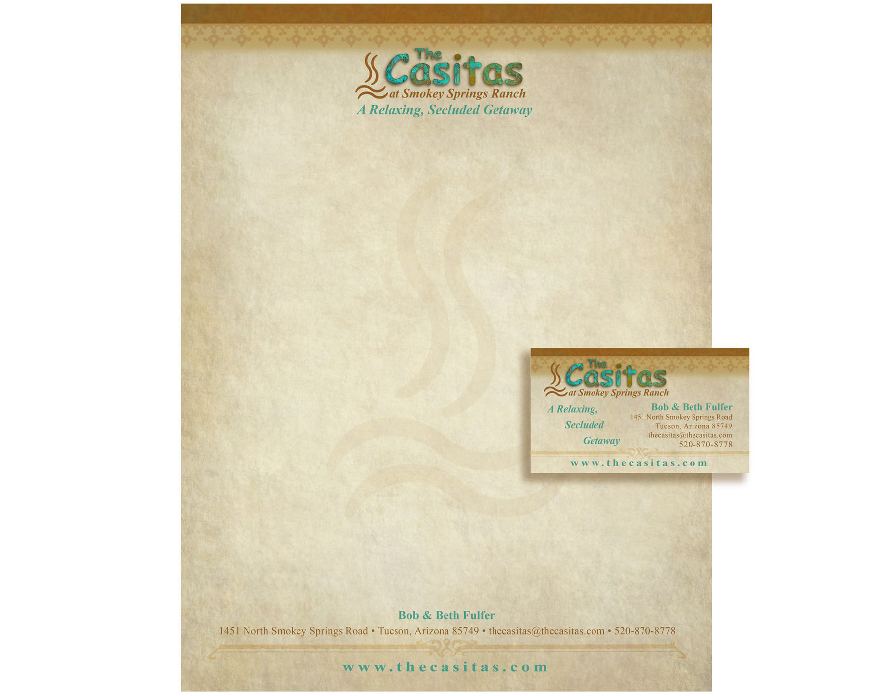Business card and letterhead