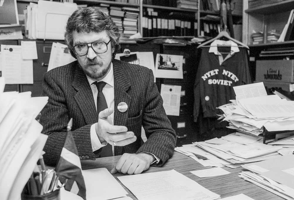 Ojars Kalnins, spokesman for the American Latvian Association, October 26, 1988