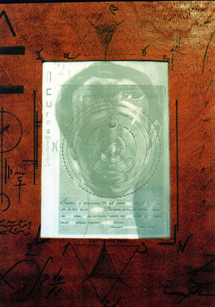 The gaze, 2000. Mixed media