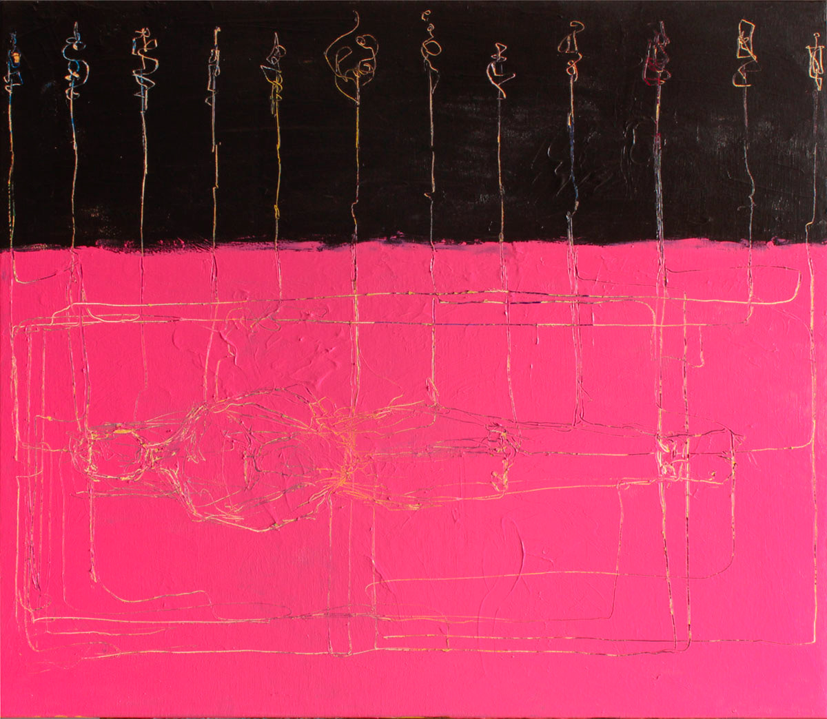 Supper, 2020. Acrylic on canvas