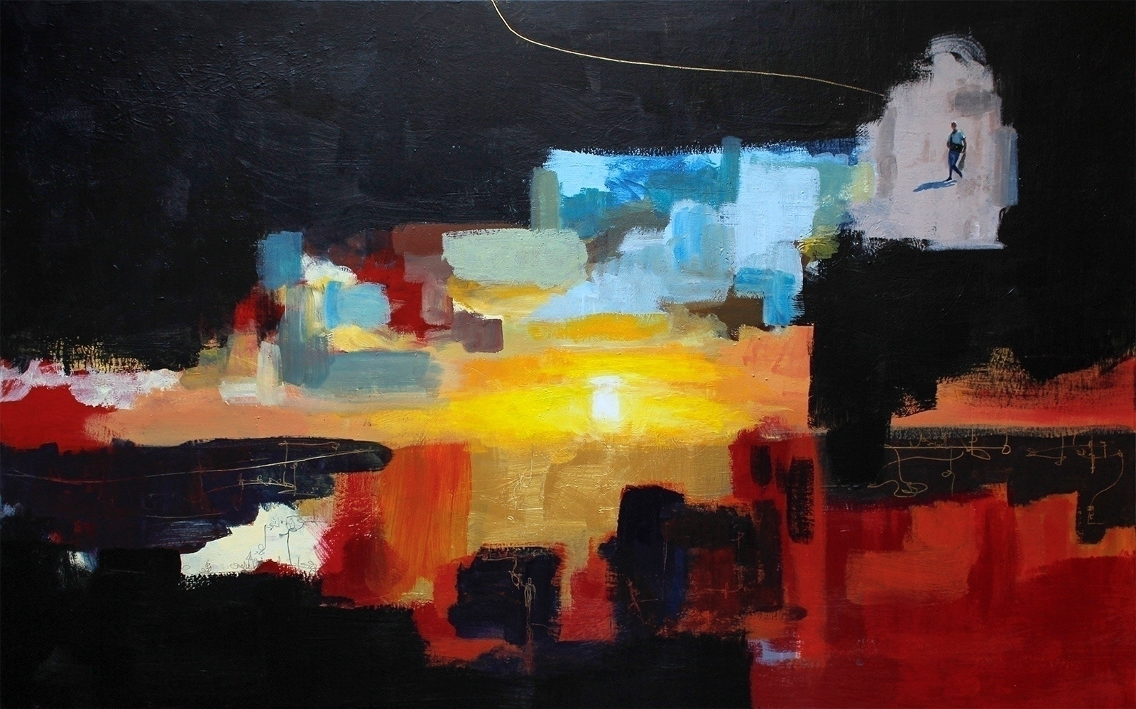 Beach, 2019. Acrylic on canvas