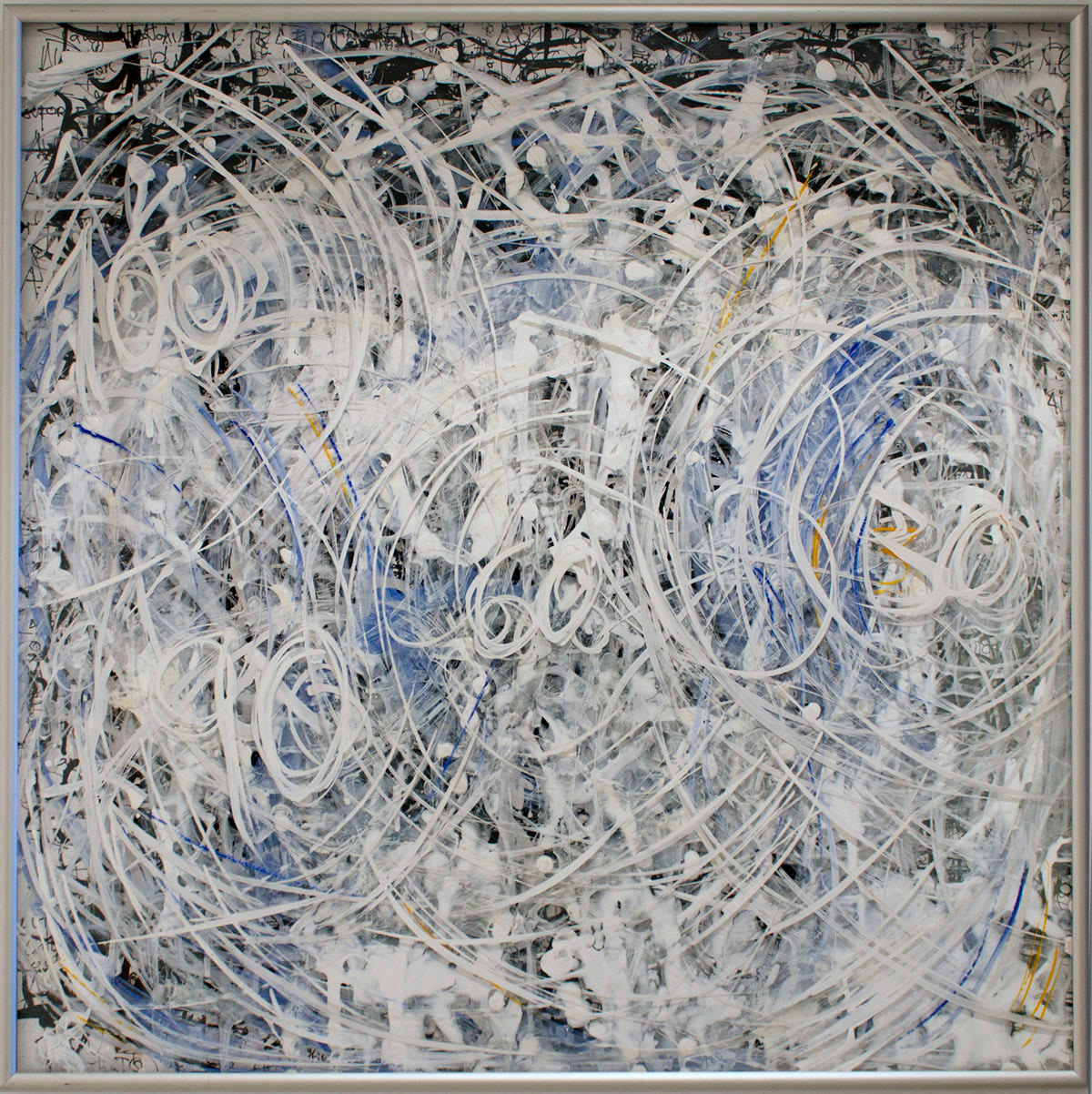 Self-portrait, 2004. Acrylic on acrylic sheet