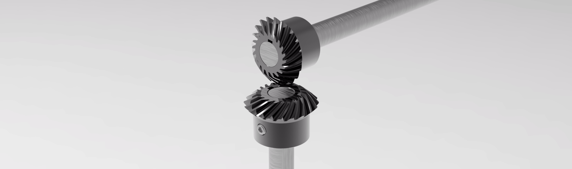 Miter Gear Mechanism Video Rhino and Keyshot / Wing's Gear mechanism / 2021
